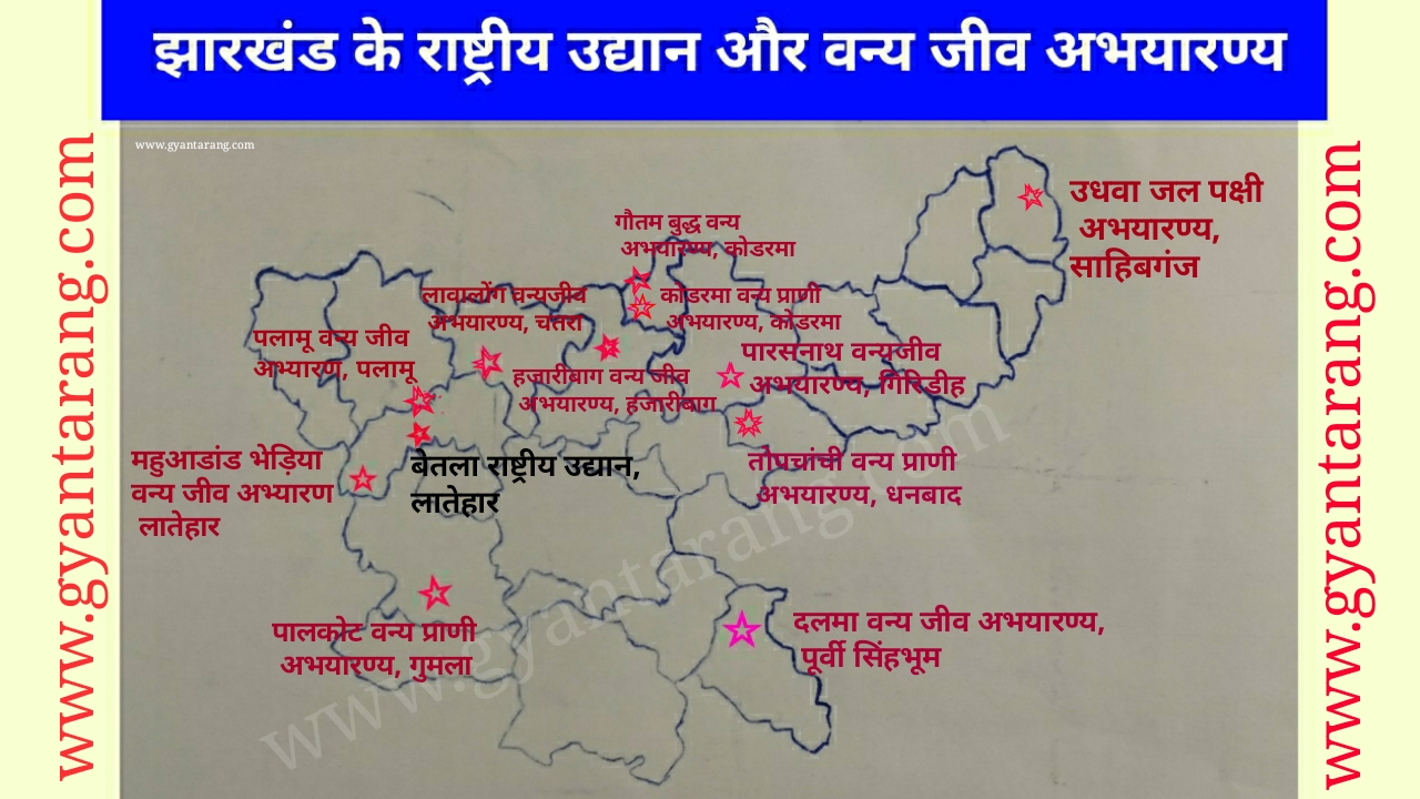 Jharkhand ke national park and wild sanctuary in hindi Gyan Tarang